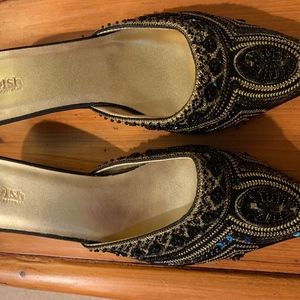 Splash brand chic beaded mules